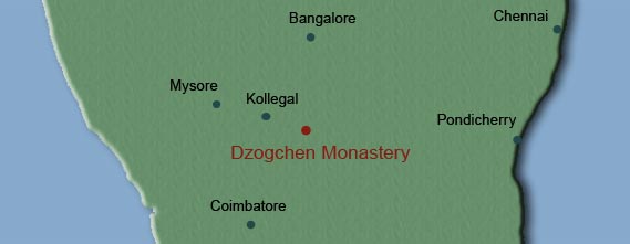 location of dzogchen monastery